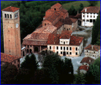 Veduta aerea dell'abbazia