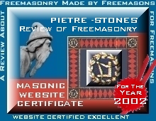 Excellent Masonic Website Certificate