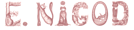 alfabeto gattesco figurato di ENicod