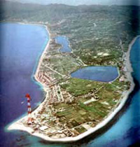 Veduta aerea dei Laghi di Ganzirri-Messina