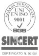 siamo certificati UNI EN ISO 9001 we are certified