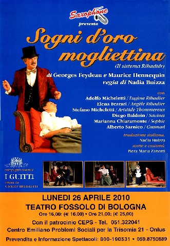 Compagnia Teatrale "I Guitti" diretta da Adolfo Micheletti in "Sogni d'oro mogliettina" (divertimento assicurato)