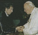 Papa Giovanni Paolo II e Bob Dylan - concerto per il Papa a Bologna