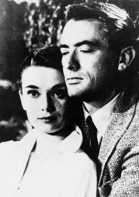 Gregory Peck e Audrey Hepburn in "Vacanze romane"