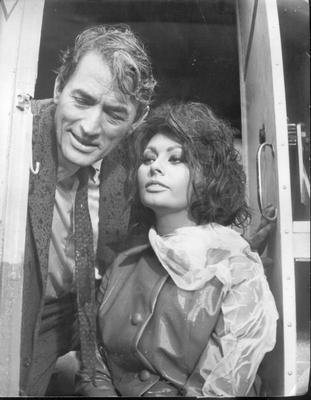 Gregory Peck e Sophia Loren in "Arabesque"