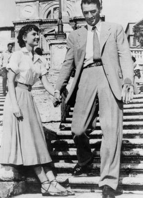 Gregory Peck e Audrey Hepburn a Roma