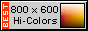 Risoluz. 800 x 600 -  65.536 colori