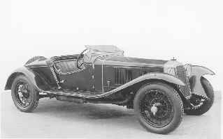 Autovettura sportiva spider OM 665 SSMM con compressore. 1932 ca. - OM 665 SSMM sports car with turbocharger. 1932c.