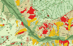 Fig. 1: Terrazzi e conoidi Vignola Bagnaria