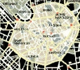 Clickable map of the City center