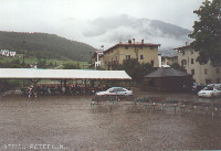 La piazza a Cavedago