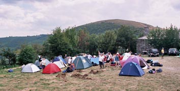 Campeggio al Cebreiro