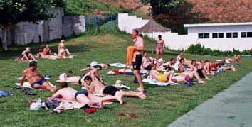 Piscina a Portomarin