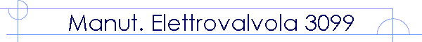 Manut. Elettrovalvola 3099