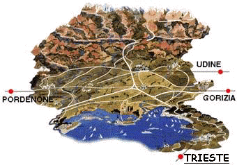 Map of FriuliVeneziaGiulia