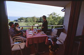 colazione in terrazzo