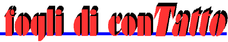 fogli di conTatto