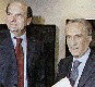 Pier Luigi Bersani ed Emilio Fede