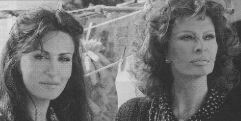 Sabrina Ferilli e Sophia Loren