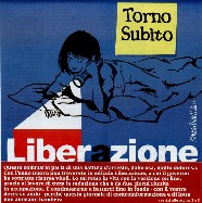 "Liberazione" - Ultimo giorno? L'Italia democratica si augura di no!