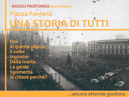 Il Trio Milonga con i RossoProfondo presentano lo spettacolo "Piazza Fontana - Una storia di tutti"  - Milano 9 e 12 dicembre 2011