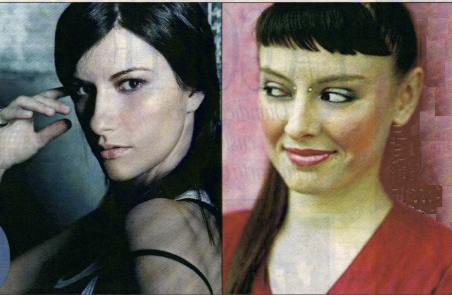 Laura Pausini e Maria Di Donna (in arte Meg)