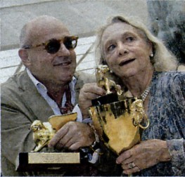 70a Mostra del cinema di Venezia 2013I vincitori: Gianfranco Rosi (Leone d'oro) - Elena Cotta (Coppa Volpi)