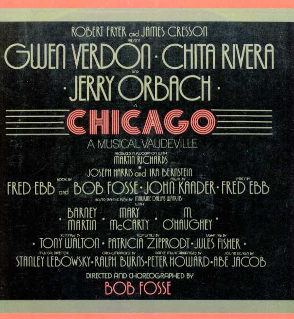 Chicago - A Musical Vaudeville - 1975 - Cast