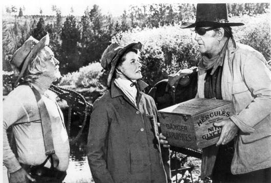 Katharine Hepburn "Il Grinta", con John Wayne